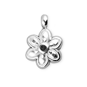 BY31&reg; Anh&auml;nger aus Stainless Steel - Rostfreiem Stahl Flower Silver