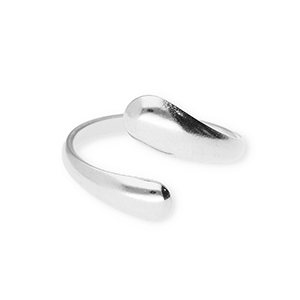 Stainless Steel - Rostfrei Stahl Ringe Drops Silver