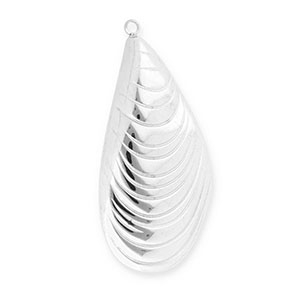 Anh&auml;nger aus Stainless Steel - Rostfreiem Stahl Mussel Silver