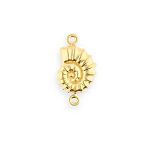 Zubeh&ouml;r aus Stainless Steel - Rostfreiem Stahl Zwischenst&uuml;ck Shell Gold