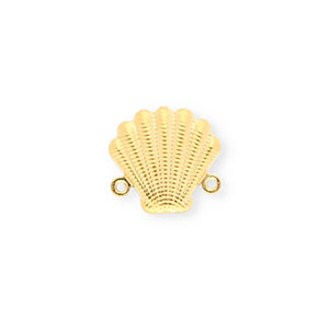 Zubeh&ouml;r aus Stainless Steel - Rostfreiem Stahl Zwischenst&uuml;ck Shell Gold