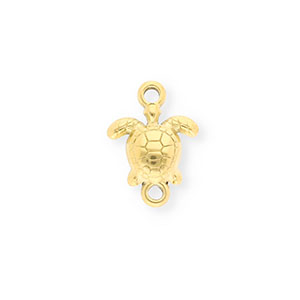 Zubeh&ouml;r aus Stainless Steel - Rostfreiem Stahl Zwischenst&uuml;ck Turtle Gold