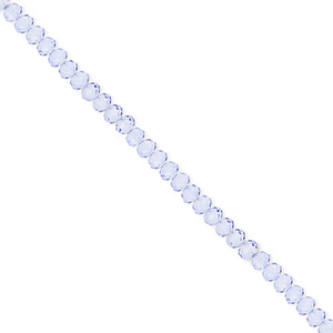 Facetten Top Glas Perlen 3x2&nbsp;mm Rondellen Blue