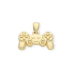 TQ Metall Brass Anh&auml;nger Controller Gold