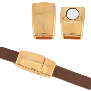 Metall DQ Magnetverschluss &Oslash;5.1x2.2mm Rosegold (nickelfrei)