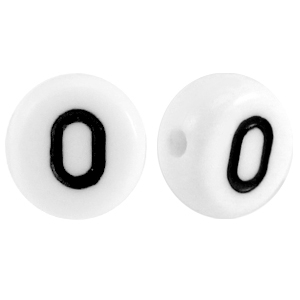 Acryl Buchstabe O Weiss