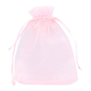 Organza Schmuck Beutel 13x18cm Rosa