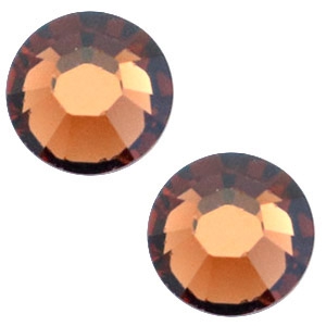Swarovski Elements flatback SS20 (4.7mm) Smoked topaz