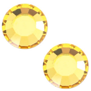 Swarovski Elements flatback SS20 (4.7mm) Light topaz yellow