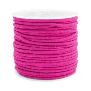 Elastik gef&auml;rbt 2.5mm Fuchsia