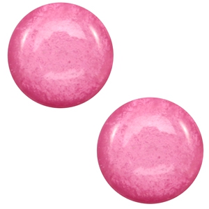 12 mm classic Super Polaris Cabochon Mosso shiny Peonia pink 