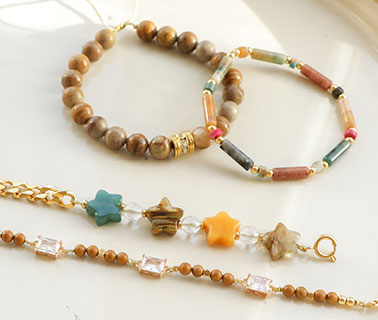 Perlen Naturstein 4mm