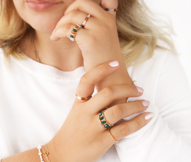 Facetten Tube Perlen