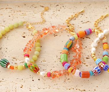 Millefiori-Glasperlen