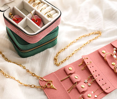 Schmuck-Reiseetui & Schmuckschatulle 