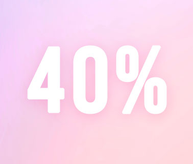 40% Rabatt