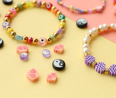 Polymer- und Acrylperlen in fr&ouml;hlichen Designs!