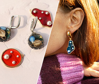 Neue Serie mit extravaganten Statement-Anh&auml;ngern