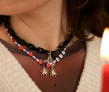 NEU! Halloween-Serie mit Grusel-Perlen und Anh&auml;nger!