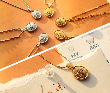 Einzigartige Edelstahl-Anh&auml;nger mit Engelszahlen 