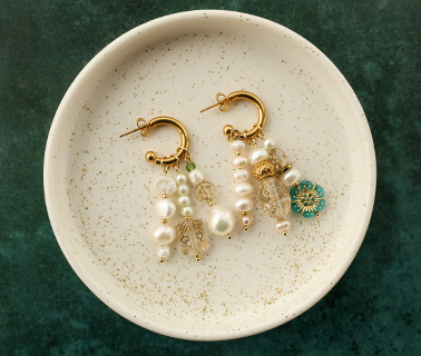 Wow! Neue stilvolle Acrylperlen mit Goldakzenten