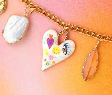 Just in! Neue Serie Metallanh&auml;nger mit Emaille