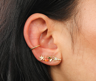 Neue Serie filigraner Ohrstecker aus TQ-Messing