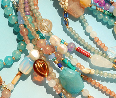 Glasperlen rund, pastellfarben, glitzernd