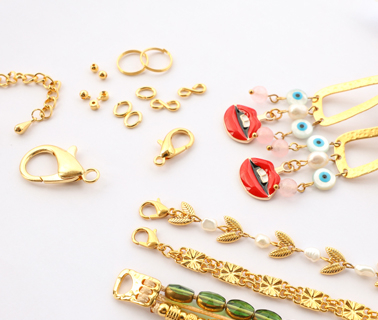 Schmuckzubeh&ouml;r, Perlen und Anh&auml;nger aus DQ-Metall