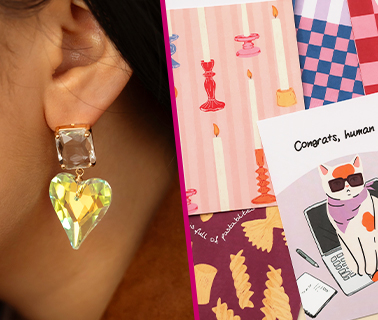 Ohrringe aus Kristallglas und BY31&reg;-Schmuckkarten