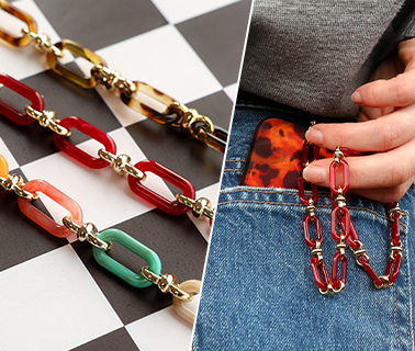 Trendy Acryl-Handketten und Zubeh&ouml;r