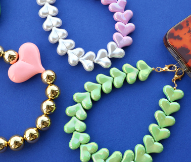 Neue Serie Acrylperlen in Herzform