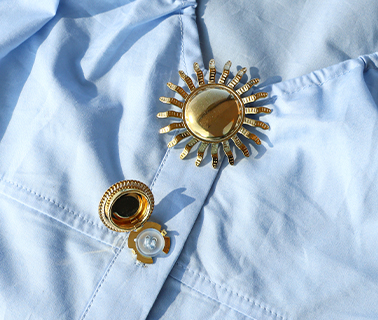 Neue Button Covers aus Edelstahl