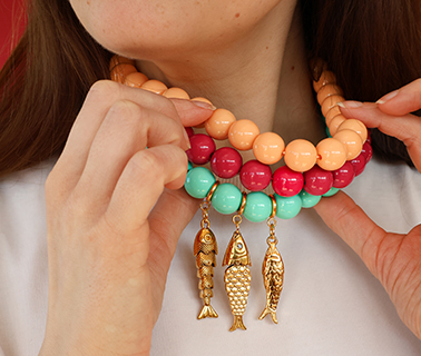 Neu! Runde BY31&reg;-Acryl-Perlenketten