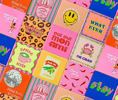 Trendige BY31&reg;-Deko-Fliesen mit Spruch