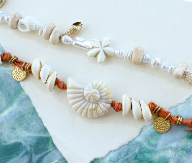 Neue Serie: Acrylperlen und Anh&auml;nger im Sealife-Stil