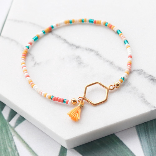 Schmuck Inspiration mit Miyuki Perlen und DQ Metall