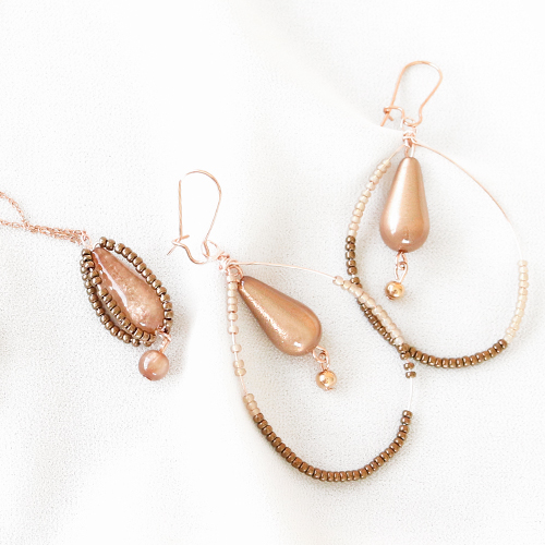 Neue Inspiration: Spezielle Ohrringe mit Polaris Elements Tropfen!