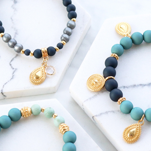 Schmuckinspiration mit Perlen aus Acryl