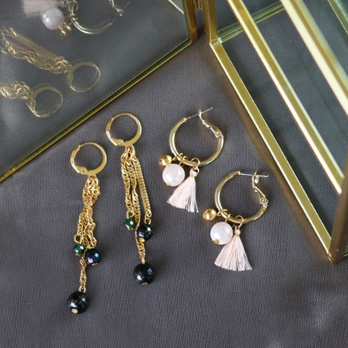 Lassen Sie sich inspirieren von wundersch&ouml;nen Ohrringen und Armb&auml;ndern aus Perlen Naturstein