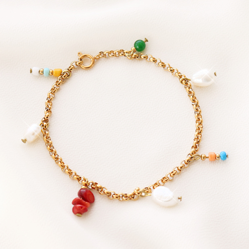 Machen Sie Armb&auml;nder und Sonnenbrillenkordeln mit S&uuml;sswasser Perlen Nuggets: