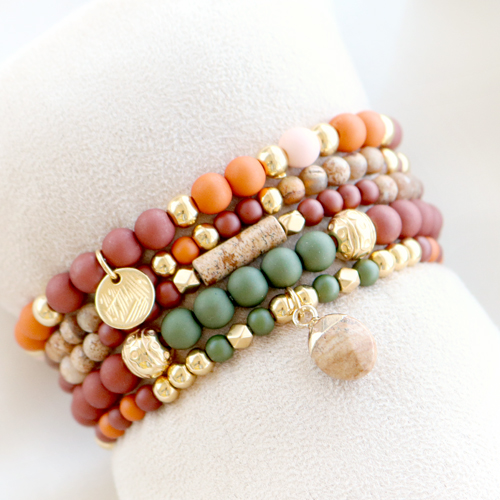 Sie k&ouml;nnen diesen trendigen Schmuck mit den neuesten Acrylperlen herstellen: