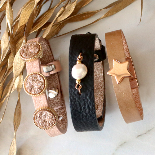 Mit DQ Lederanh&auml;ngern und Cuoio k&ouml;nnen Sie diese Artikel ganz einfach selbst herstellen