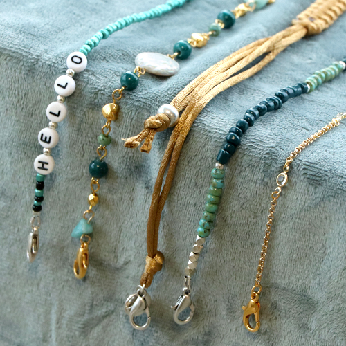 Sie k&ouml;nnen diese B&auml;nder f&uuml;r Mundmasken mit Schmuckzubeh&ouml;r herstellen: