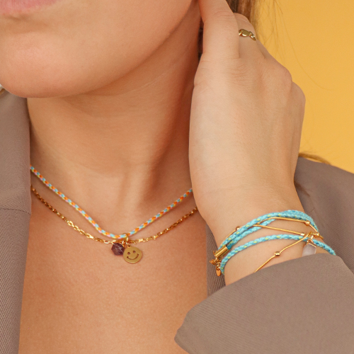 Diese Halsketten k&ouml;nnen auf dreierlei Weisen getragen werden