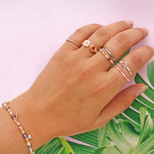 Mit leuchtenden Zirkonia-Perlen kreativ werden 