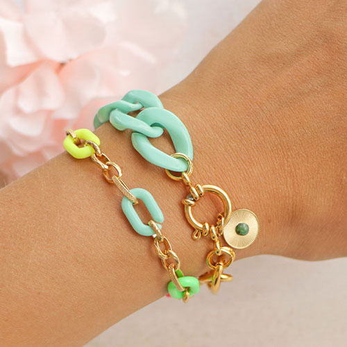 Entwerfen Sie Ohrringe, Armb&auml;nder, Hals- und Handyketten mit Acrylgliedern