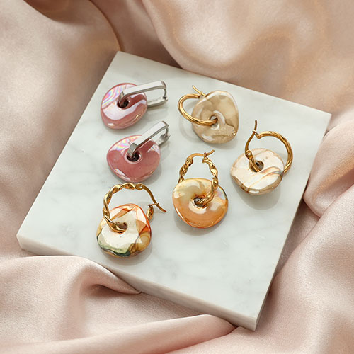 Designen mit griechischen DQ-Donut Perlen aus Keramik 