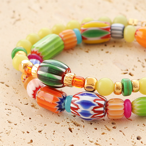 Inspirierende Armbanddesigns mit neuen Millefiori-Glasperlen
