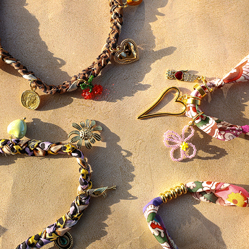 Ideen: Bandanas als Schmuck neu interpretiert